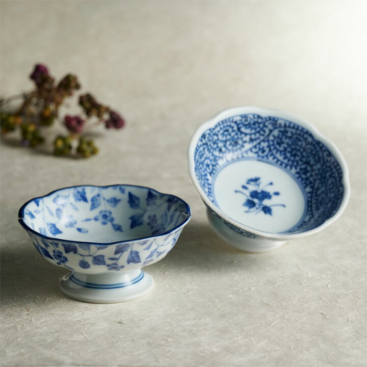 楽天市場】【クーポン配布中】【訳あり】藍染 花型高台小鉢 12cm たこ 