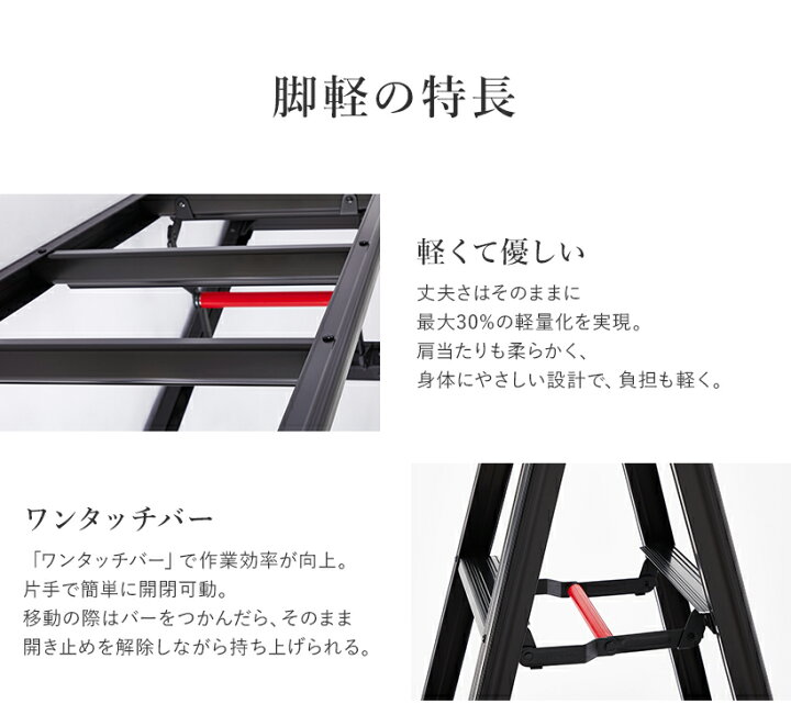 楽天市場】【 RZB-09b 】長谷川工業 ハセガワ hasegawa 専用脚立 3尺 3 