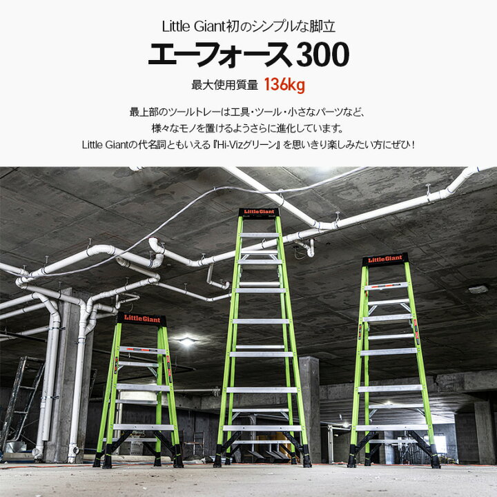 楽天市場】【 LG-15794 】FRP脚立 脚立 エーフォース300 4段 リトル 