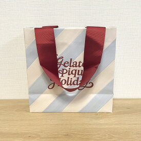 【付属品】GELATO PIQUE ジェラピケ 紙袋 ショッパー 手提げ袋 ジェラートピケ CHRISTMAS クリスマス GIFT MARKET 2025 プレゼント