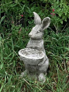 �K�[�f�j���O �K�[�f�� �C���O���b�V���p�� �G�� �X�g�[�����wEnglish Rabbit with Basket�x