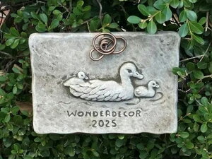 �C���O���b�V�� �K�[�f�j���O �K�[�f���wEnglish Duck family Year Plate�x