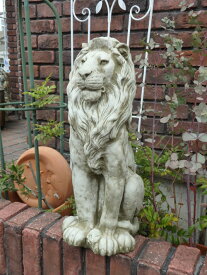 ガーデニング ガーデン 雑貨『English Sitting Regal Lion』