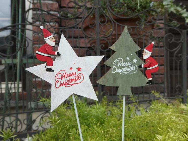 楽天市場 クリスマス サンタ スノーマン ガーデニング ガーデン サンタ スター ツリーピック 花遊び 楽天市場 クリスマス サンタ スノーマン ガーデニング ガーデン サンタ スター ツリーピック 花遊び