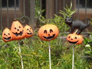 ハロウィン かぼちゃ パンプキン オーナメント『happy♪パンプキンピック3！』