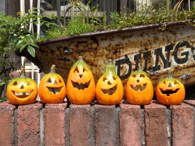 ハロウィン かぼちゃ パンプキン オーナメントッ『happy♪パンプキンランタン6！』