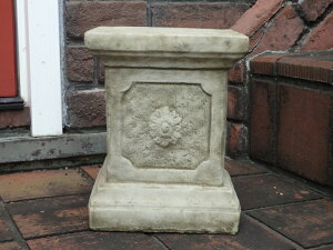 �K�[�f�j���O �K�[�f���R���� �ԑ� �G�� �X�g�[���� �wEnglish Square Small Plinth�x