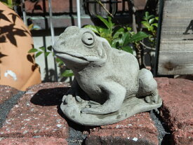 ガーデニング ガーデン アニマル イングリッシュ 英国 雑貨 ストーン製『English Small Frog』