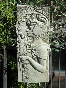 K[fjO K[f v[g CObV G݁wEnglish Lady Art Deco PlaqueEAx