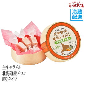 花畑牧場 生キャラメル 北海道産メロン 8粒タイプ 【冷蔵配送】