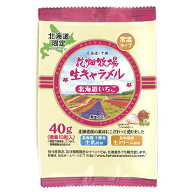 花畑牧場　＜常温＞生キャラメル小袋 いちご 40g【冷蔵配送】