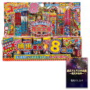 [送料無料]花火 手持ち花火 噴出花火 7人～8人用【約20分程度】 豪華特盛セット