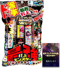 [送料無料] 花火 とにかくド派手！派手で綺麗に演出したい花火大会に！ 線香花火＋10変色手持ち花火＋変色する噴出花火＋打ち上げ花火 3人～4人用【約20分程度】花火ソムリエ石井 遊び方ガイドブック付