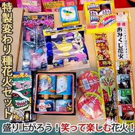 仕掛け花火で楽しくあそぼっ！ワクワク 立岩特製変わり種花火セット