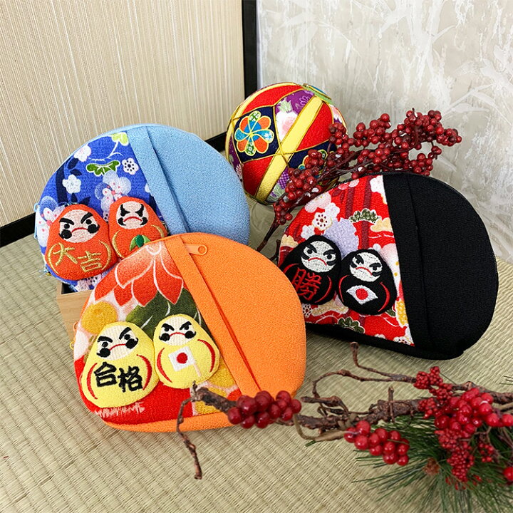 楽天市場】ポーチ 小物入れ 可愛い [だるま ポーチ 大 達磨シリーズ 