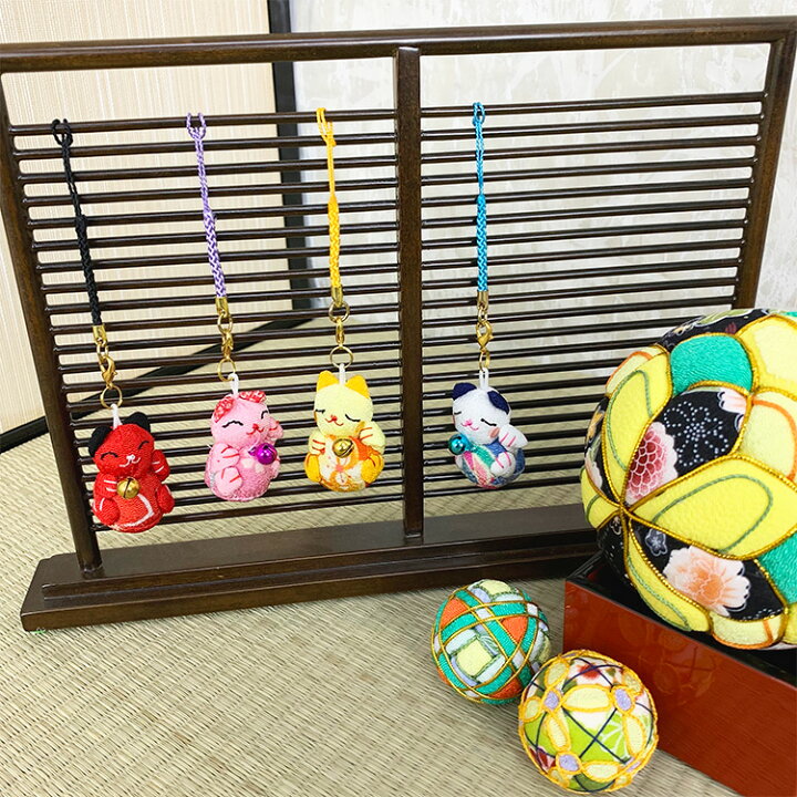 楽天市場 ストラップ かわいい 招き猫 招き猫 ストラップ 招き猫シリーズ ねこ ネコ 猫 キャラクター アニマル 動物 縁起物 プレゼント ちりめん細工 手作り ハンドメイド 和雑貨 和柄 小学生 幼稚園 保育園 メール便12点までok ちりめん細工館by招喜屋