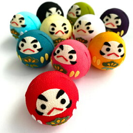 おきあがりこぼし だるま 達磨 ダルマ [だるま 中 起き上がり小法師シリーズ] ミニサイズ ミニチュア 手のひらサイズ ちりめん細工 置き飾り 縁起物 和雑貨 開運 ディスプレイ ハンドメイド コンパクト オブジェ 室内装飾 ネコポス(メール便)/不可