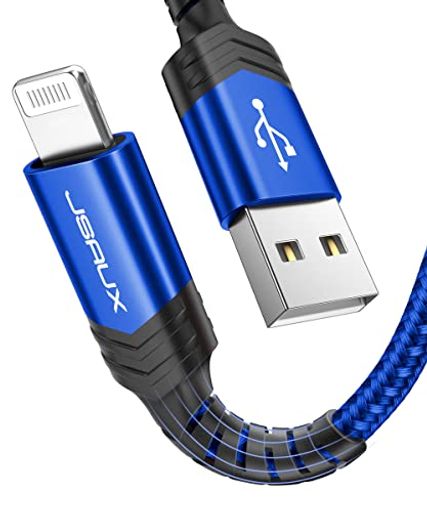 JSAUX USB-A TO LIGHTNING CABLE (1.8M, ブルー)