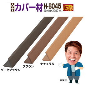 【月間優良ショップ受賞店】【ウッドデッキ】【人工木】【全2色】人工木材 人工木ウッドデッキ 部材 ウッドデッキ部材 部品 樹脂ウッドデッキ ウッドパネル【40×40×2000mm】【コーナーカバー材 H-B045】