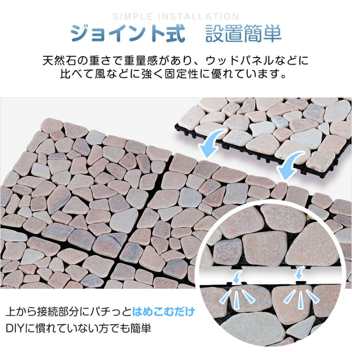 楽天市場】【月間優良ショップ受賞店】天然石パネル タイプS 端数1枚 