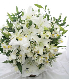 お供えアレンジメントL フラワーアレンジメント フラワー ギフト アレンジ 供花 お悔やみ 花 お供え 四十九日 お供え 法事 お供え花 お悔やみ お盆 法要 法事 仏花 生花 アレンジメント お彼