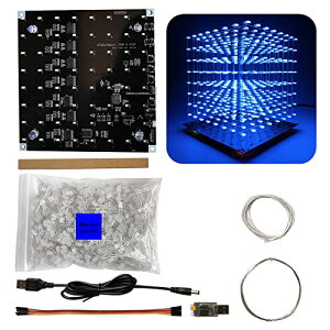 �T�C�Y�F3D8S-BLUE-JP iCubeSmart 3D8 Led�L���[�u�d�q �L�b�g,led ���� �L�b�g�G���L�b�g �H��L�b�g,led cube 8x8x8 �͂񂾕t�� ���K�L�b�g