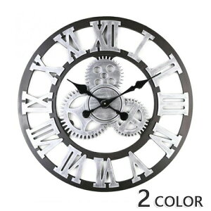 木製 時計 インテリア 壁掛け時計 ウォールクロック ヴィンテージ調 音がしない 30cm レトロ モダン アンティーク調 壁掛け時計 ギフト 歯車 掛け時計 静音 北欧 新築祝い 壁掛け かけ時計 お