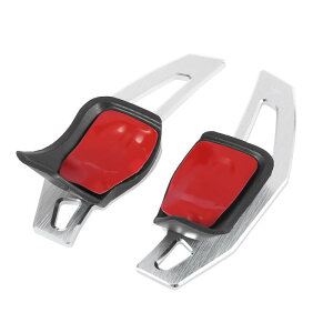 パドルシフトカバー パドルシフト ステアリングホイールシフトパドル シフターエクステンションカバー フォルクスワーゲン用 Golf用PaSSat用 Polo用 1ペア シルバートーン