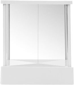 リバーサルミラー 左右反転鏡 化粧鏡 卓上ミラー 小きい 非反転化粧鏡 三角固定 非反転鏡 化粧台 ミラー 卓上 写真 モデル インタビュー 小顔矯正用 デスクメイクミラー 化粧 女優ミラー メ