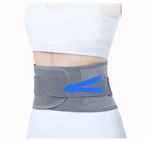 腰サポーター 二重加圧式 腰コルセット 強力固定サポート 腰用ベルト メッシュ通気 スポーツ 仕事用 作業用 男女兼用 快適性 通気性 蒸れ/熱防止 持ち運び可能 コンパクト 軽量 オフィス 自