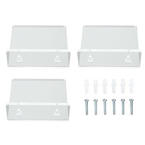 ウォールシェルフ 透明 収納 おしゃれ 小物 10x10x4cm 壁に付けられる家具 取り付け簡単 棚 リビング 寝室 トイレ 玄関