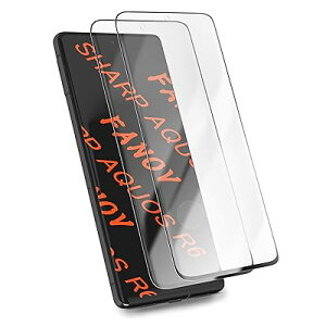 AQUOS R6 KXtB wFؑΉ y2Zbg z 3DȖ ANIX R6 SH-51B Ή ی tB Ɏq KX dx9H CA[ \tȒP Sʕی x {̘̂pȂ[