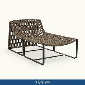 屋外の別荘庭のソファ防水日焼け防止籐編みのテラスチェア屋外のホテル民宿のテラス背もたれチェア