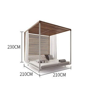 北欧のテラスガーデン寝床屋外の庭籐のソファの丸いベッド屋外のホテル民宿リゾートプールの大きな丸いベッドです