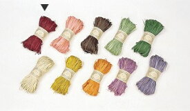 大地農園/ラフィアファイバー　約50g　ワイン/60110-480【01】 リボン ラフィア