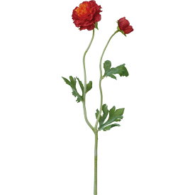 【造花】YDM/フラッフィーラナンキュラス レッド/FA7056-R【01】【取寄】 造花（アーティフィシャルフラワー） 造花 花材「ら行」 ラナンキュラス