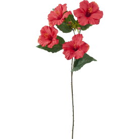 【造花】YDM/ハイビスカススプレー レッド/FS8251-R【01】【取寄】 造花（アーティフィシャルフラワー） 造花 花材「は行」 ハイビスカス