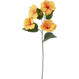 【造花】YDM/ハイビスカススプレー オレンジ/FS8251-OR【01】【取寄】 造花（アーティフィシャルフラワー） 造花 花材「は行」 ハイビスカス