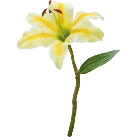 【造花】YDM/カサブランカ イエロー/FFH-0016-Y【01】【取寄】 造花（アーティフィシャルフラワー） 造花 花材「か行」 カサブランカ