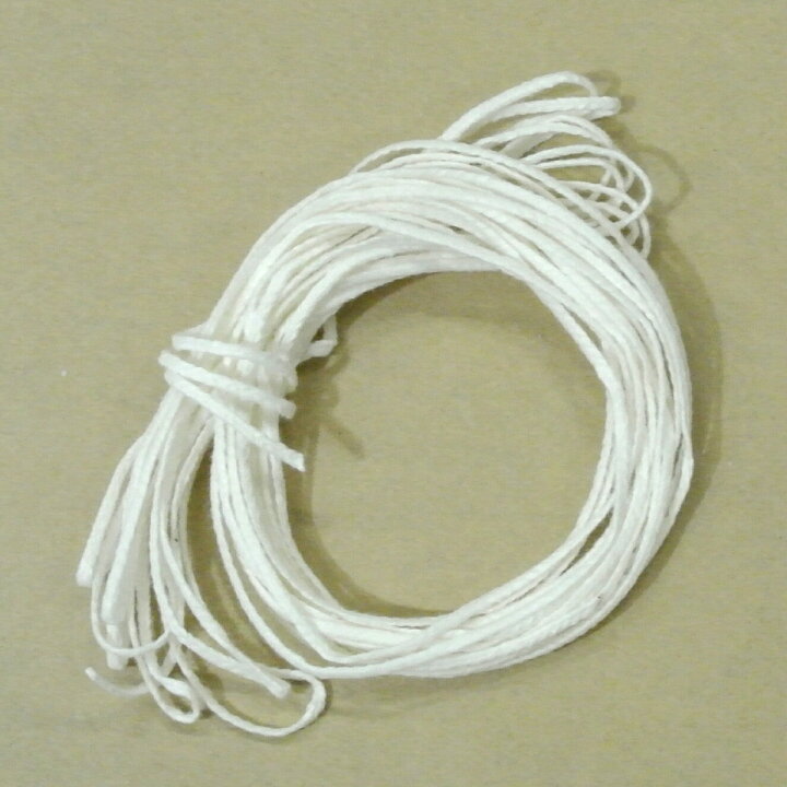 楽天市場 町田ローソク ロウ付き キャンドルウィック S ５ｍ Xw 0043 07 取寄 キャンドル材料 芯 座金 芯糸 花 材通販はなどんやアソシエ