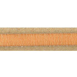 NBK日本紐釦貿易/イタリア製本革コード 15mm×1m ベージュ/YC15-40【10】 手芸用品 レース・リボン・テープ・コード テープ・コード 手作り 材料