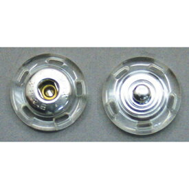 NBK日本紐釦貿易/ポリジャンボスナップ 30mm 透明 3組/P50678-30-00【10】 手芸用品 ソーイング資材 ボタン 手作り 材料