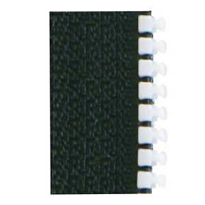 NBK日本紐釦貿易/フリースタイルmini 3VS コンビ ファスナーチェーン 1.2m巻 ブラック×生成/FS3VS-XG23【10】 手芸用品 ソーイング資材 ファスナー 手作り 材料