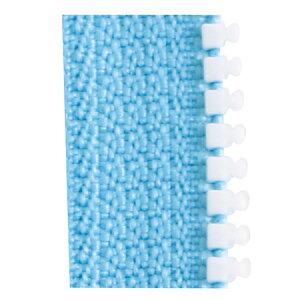 NBK日本紐釦貿易/フリースタイルmini 3VS コンビ ファスナーチェーン 1.2m巻 ブルー×生成/FS3VS-XH862【10】 手芸用品 ソーイング資材 ファスナー 手作り 材料