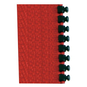 NBK日本紐釦貿易/フリースタイルmini 3VS コンビ ファスナーチェーン 1.2m巻 レッド×ブラック/FS3VS-XX96【10】 手芸用品 ソーイング資材 ファスナー 手作り 材料