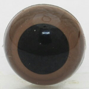 NBK日本紐釦貿易/アイボタン クリスタルアイ 9mm 14個 ブラウン/CE214【10】 手芸用品 クラフト 目玉ボタン 手作り 材料