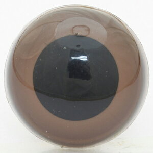 NBK日本紐釦貿易/アイボタン クリスタルアイ 15mm 8個 ブラウン/CE234【10】 手芸用品 クラフト 目玉ボタン 手作り 材料