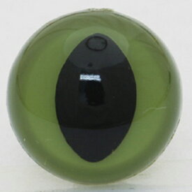 NBK/アイボタン キャットアイ 12mm 12個 グリーン/CE274【10】【取寄】 手芸用品 クラフト 目玉ボタン 手作り 材料