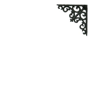 ダルトン/ブラケット アンティークブラック/S355-85-10ABK【08】 ガーデニング・園芸用品 ガーデニング雑貨・オーナメント アイアン・ブリキ雑貨