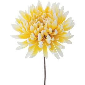 【造花】YDM/重ね菊ピック イエロー・ホワイト/FA-7121-Y/W【01】【取寄】 造花（アーティフィシャルフラワー） 造花 花材「か行」 キク（菊）・ピンポンマム